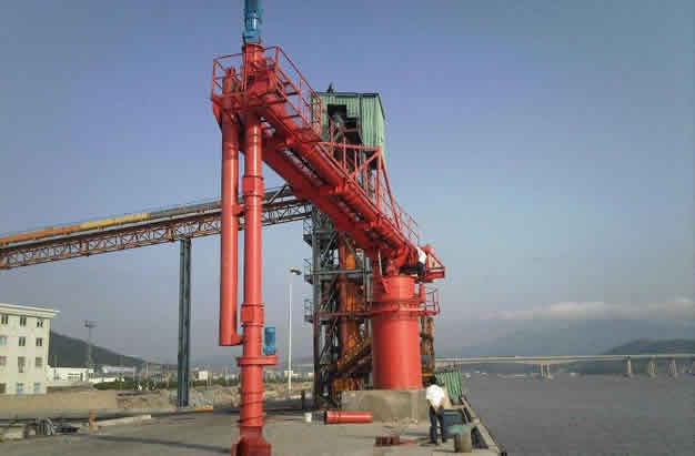 螺旋卸船機案例現場